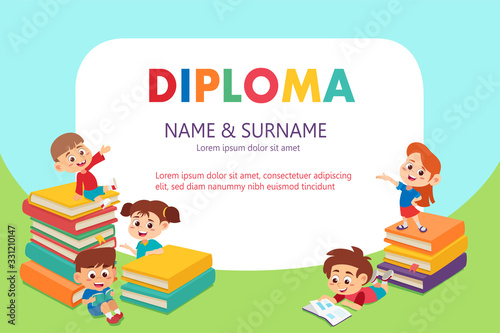 Diploma certificate school.