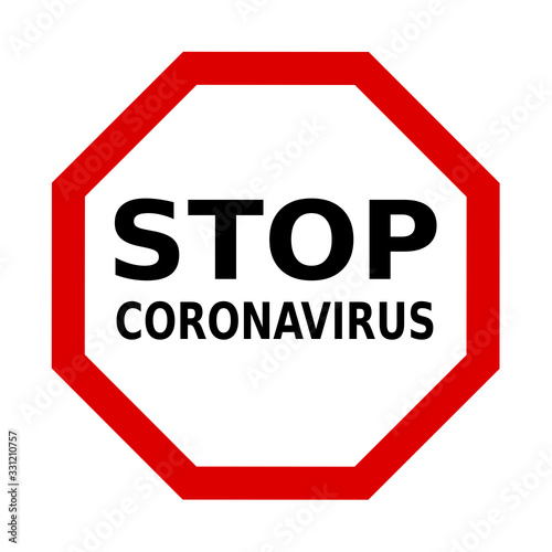 znak stop coronavirus