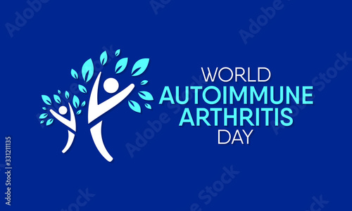 Vector illustration on the theme of World Autoimmune Arthritis day observed on May 20th every year.