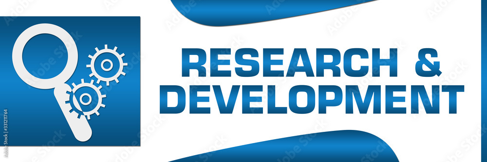 Research And Development Blue Square Horizontal Research And Development Blue Square Horizontal