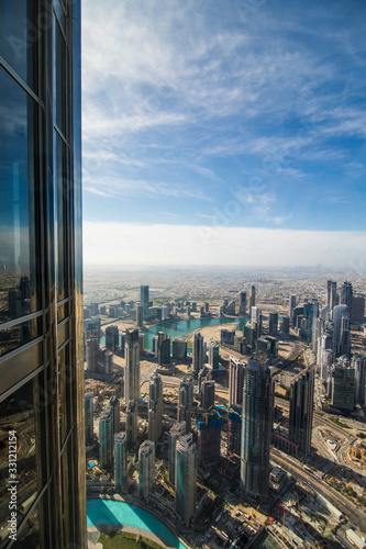 DUBAI  UAE - December  2019  At The Top Burj Khalifa  Dubai  United Arab Emirates.