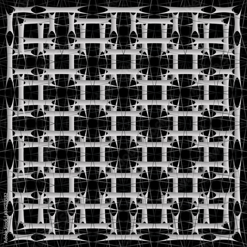 fancy repeating pattern on black background