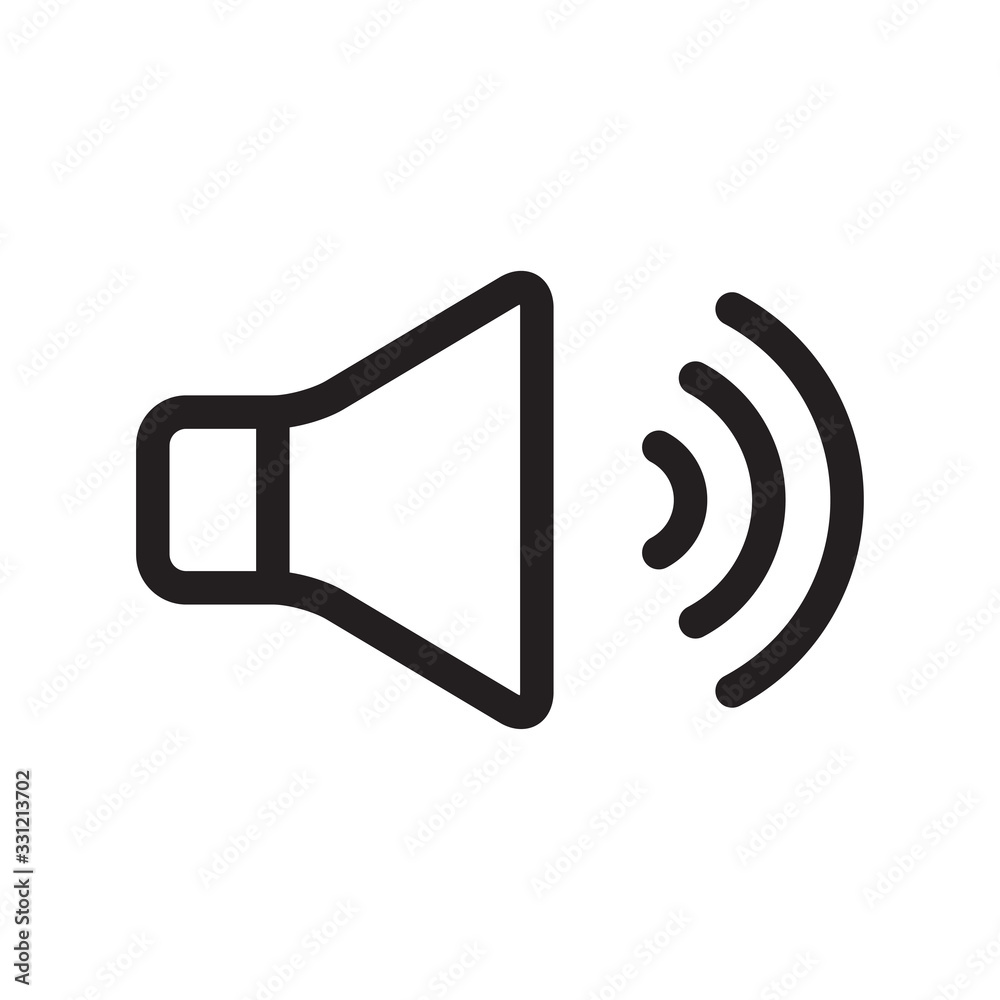 speaker vector icon in trendy flat design speaker vector icon in trendy flat design