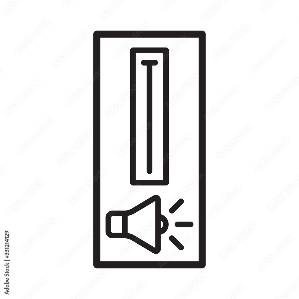 speaker vector icon in trendy flat design speaker vector icon in trendy flat design