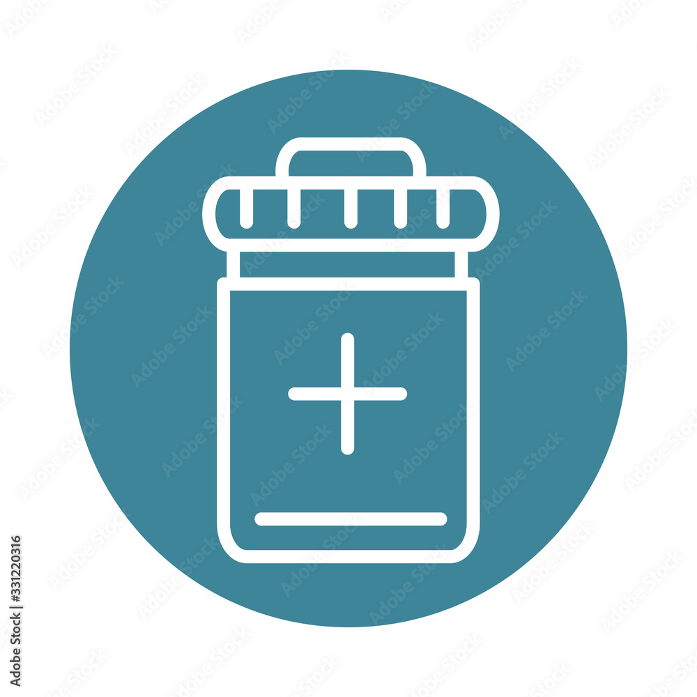 virus covid 19 pandemic medicine bottle healthcare block line style icon virus covid 19 pandemic medicine bottle healthcare block line style icon