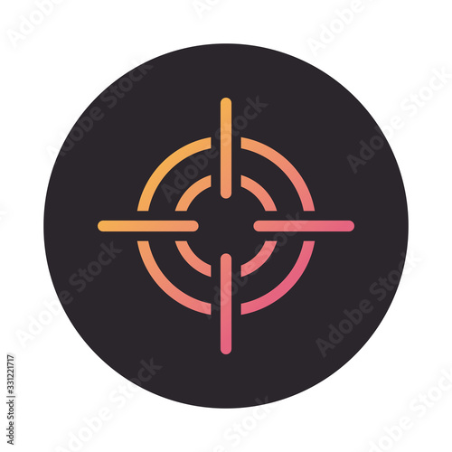 target military force block style icon