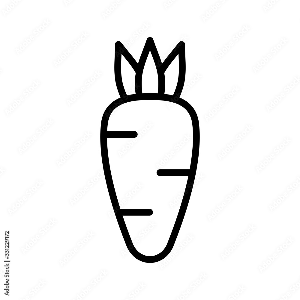 Carrot icon, vegetable vector design templates Carrot icon, vegetable vector design templates