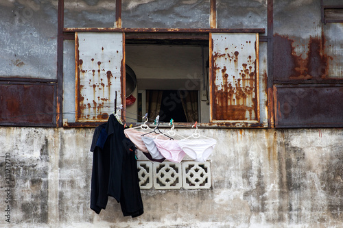 Old house in Hanoi, Vietnam