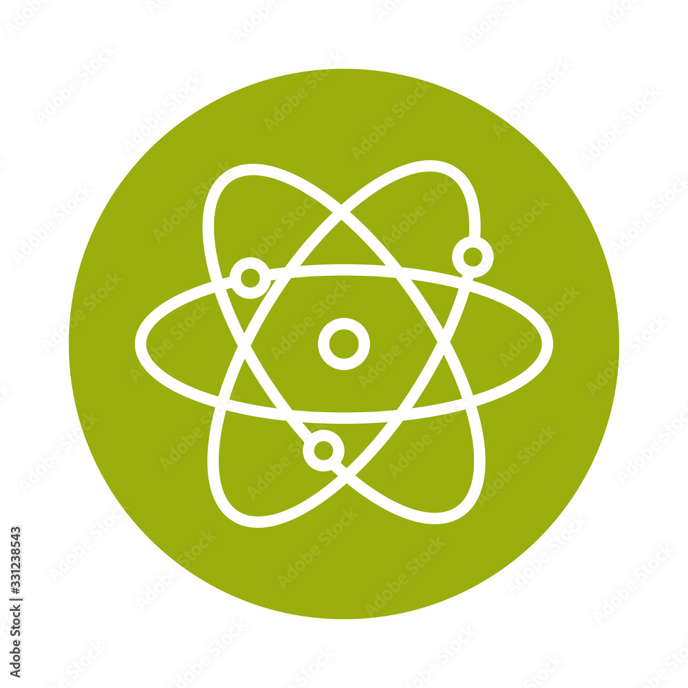 atom molecule alternative sustainable energy block line style icon atom molecule alternative sustainable energy block line style icon