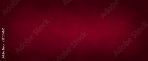 Dark elegant Royal red with soft lightand dark border, old vintage background