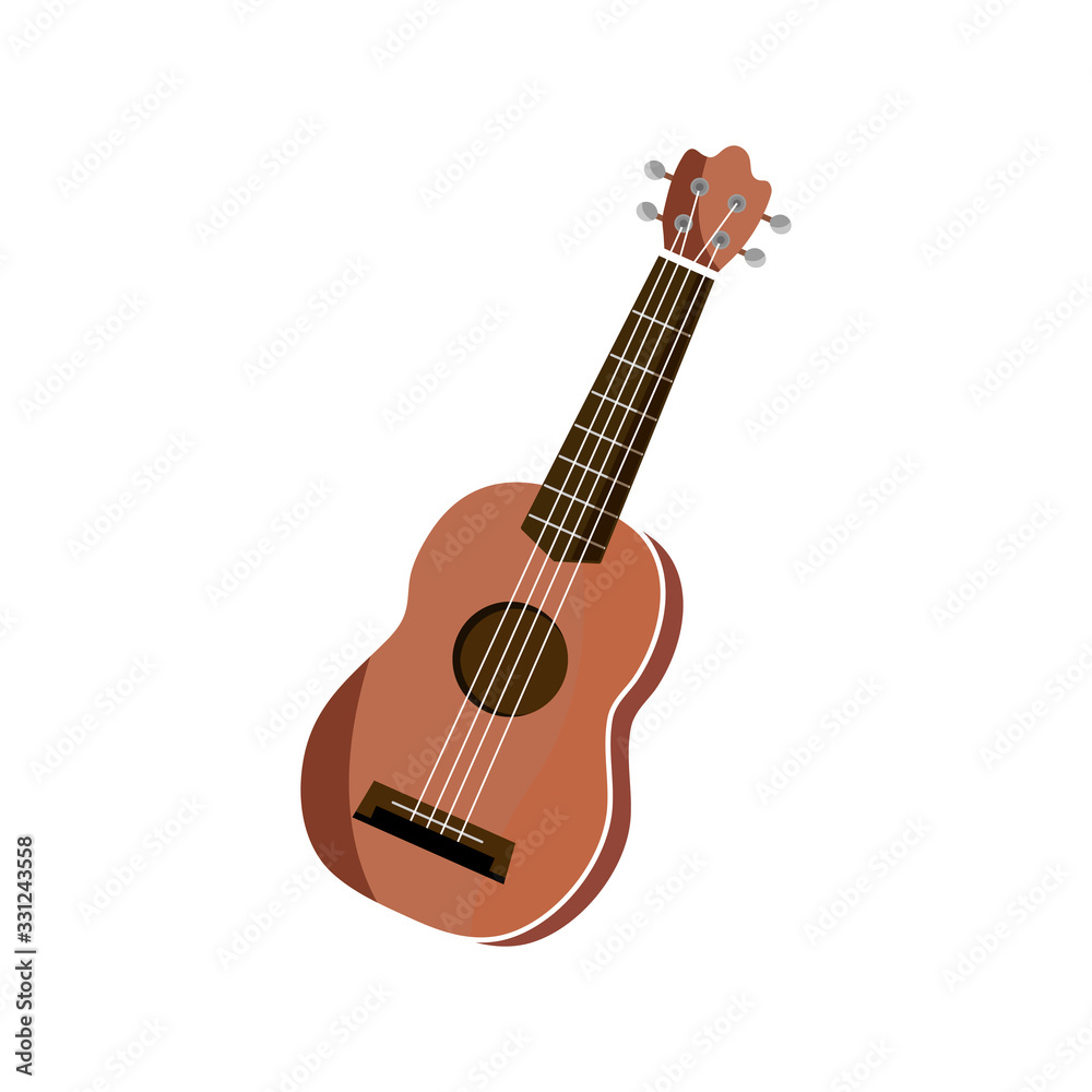 acoustic guitar string musical instrument isolated icon