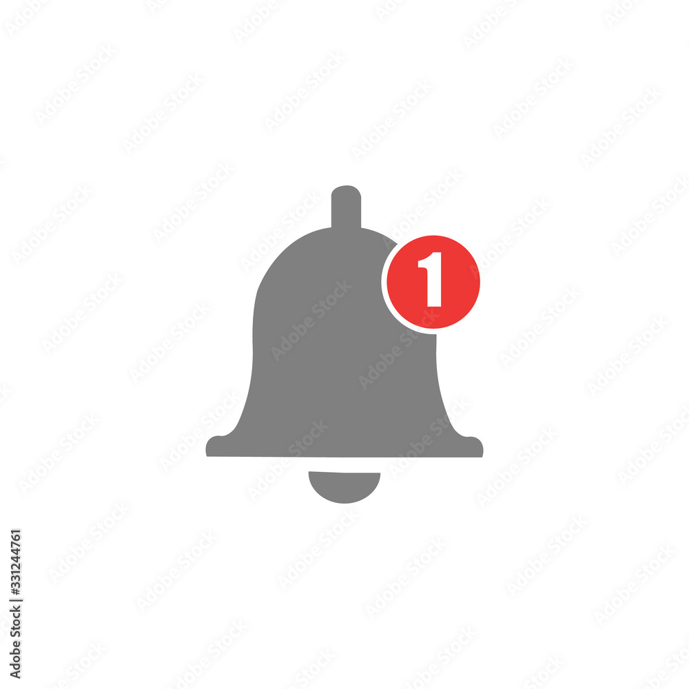 Obraz premium Message bell icon. Doorbell icons for apps like youtube, alert ringing or subscriber alarm symbol
