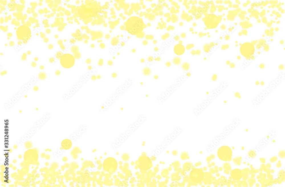 golden glitter particles background. Christmas abstract pattern. Copy space