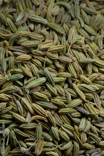 Fennel Seeds Close Up