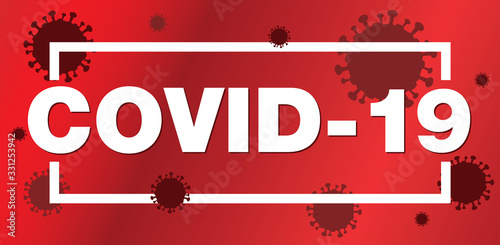 COVID-19 Sign Background Illustration