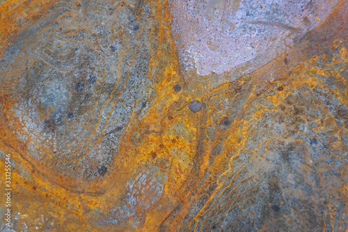 metal sheets with rust photo