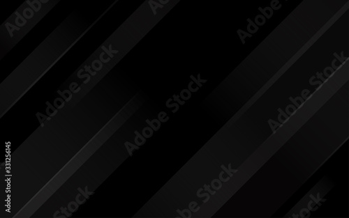 Black abstract geometric oblique lines background blank space for text vector illustration