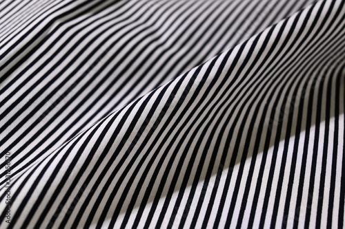 fabric black and white stripe line pattern modern style of fashion cloth textile