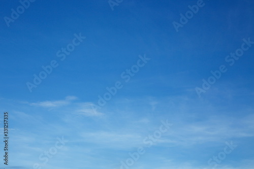 Fototapeta Naklejka Na Ścianę i Meble -  air on blue sky, clear weather day background
