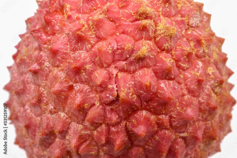 lychee fruit close-up on an isolated background lychee fruit close-up on an isolated background