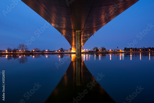Puente de noche, lo passador, Delta de l'Ebre