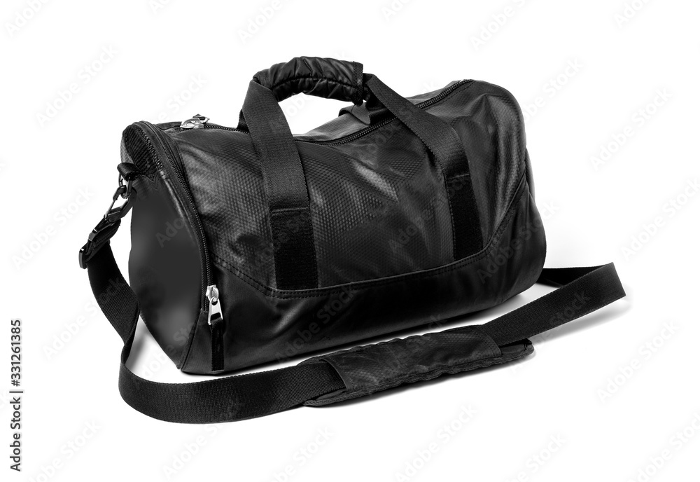 Naklejka premium Sport bag isolated on the white background