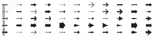 Arrows set- vector.