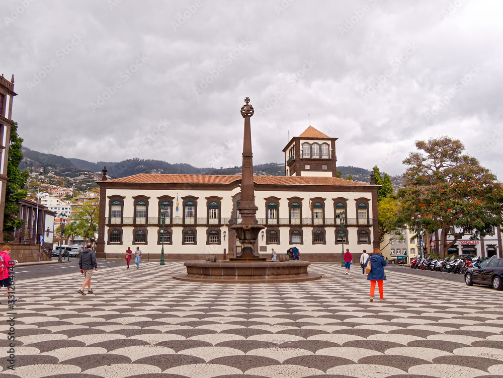 Praca do Municipio, Funchal, Madeira island, Portugal