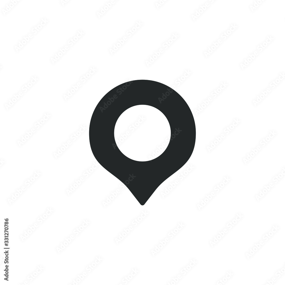Location pin icon template color editable. Location pin symbol vector sign isolated on white background illustration for graphic and web design. Location pin icon template color editable. Location pin symbol vector sign isolated on white background illustration for graphic and web design.