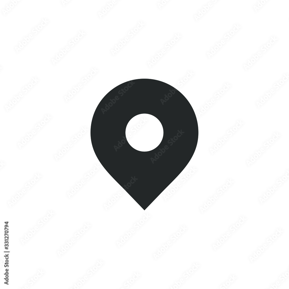 Location pin icon template color editable. Location pin symbol vector sign isolated on white background illustration for graphic and web design. Location pin icon template color editable. Location pin symbol vector sign isolated on white background illustration for graphic and web design.