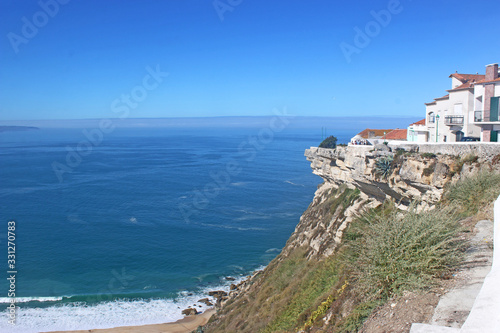 Cliffs of Sitio, Nazare, Portugal 