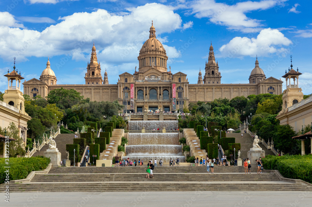 National Palace of Catalonia in Barcelona, Spain