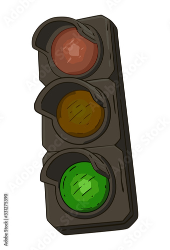 Traffic light green