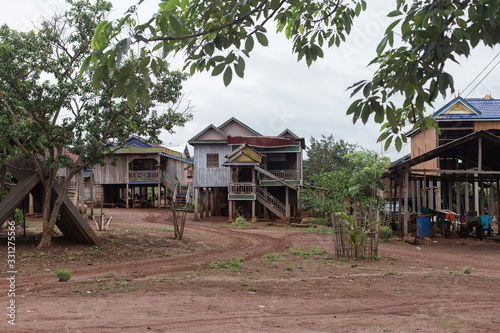 Wood house in a village in northern Cambodia.jpg © Jaime