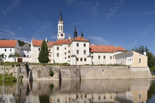 Monastery in Vyšší Brod, Southern Bohemia, Czech republic, August 2019