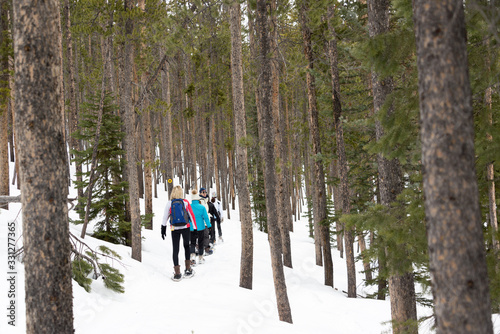 hiking winter