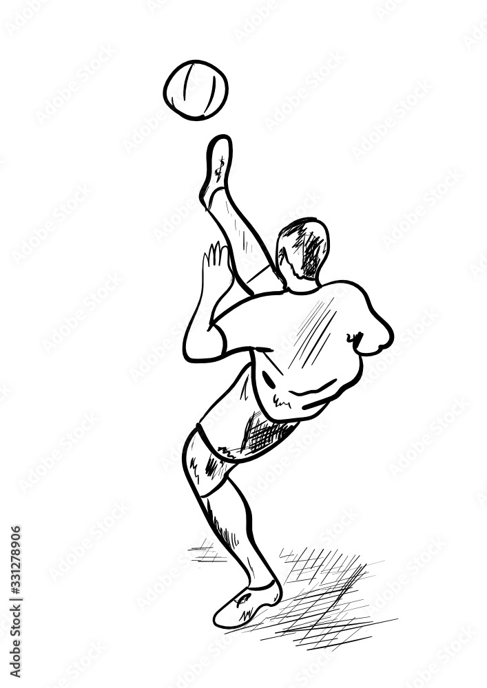 silhouette of man with ball