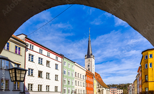 old town of wasserburg am inn - bavaria