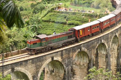 The Nine Arch Bridge also called the Bridge in the Sky.It is a viaduct bridge and one of the best colonial-era railway construction in Sri Lanka.