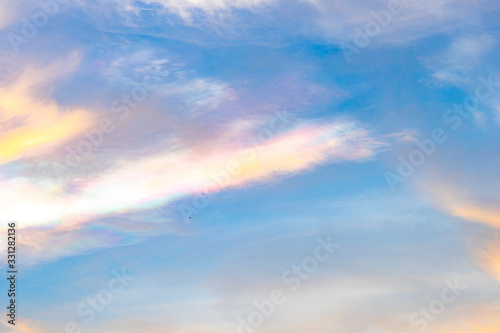 Abstract background Sky,Colorful Cloud and sky.