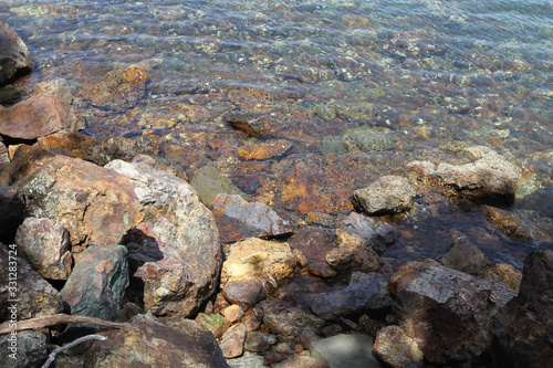 Kawau Island rocky shoreline