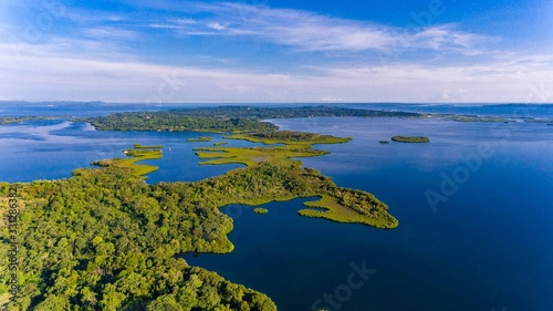 Bocas Del Toro Dolphin Bay Island Aerial View