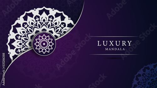 Creative luxury decorative mandala background