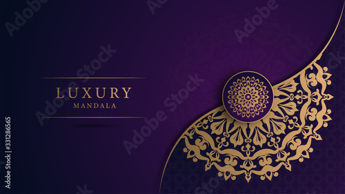 Creative luxury decorative mandala background