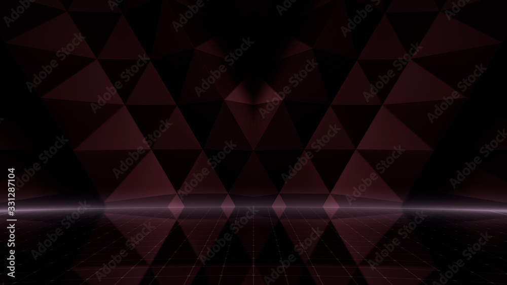 Obraz premium Simple Design Geometric Stage Theater business 3D illustration background.