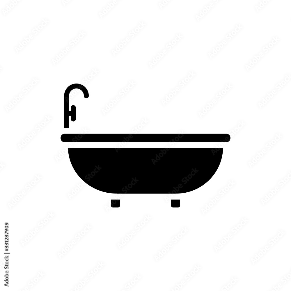 bath tub icon vector template bath tub icon vector template