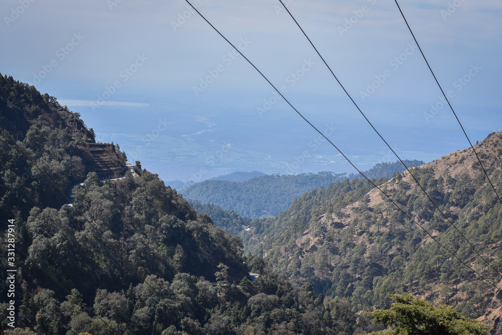 view from the top of mountain in nainital Uttarakhand view from the top of mountain in nainital Uttarakhand