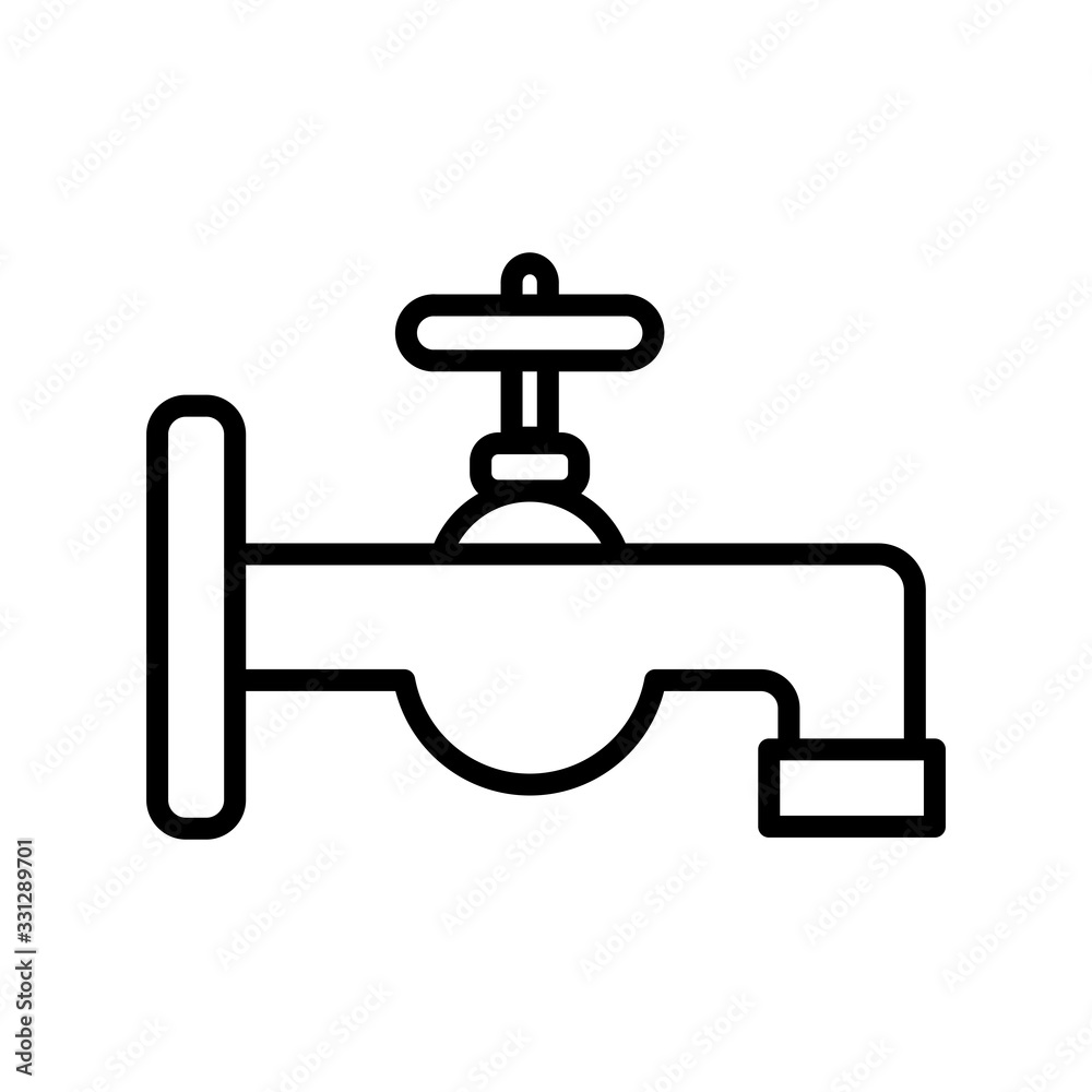 faucet icon vector template