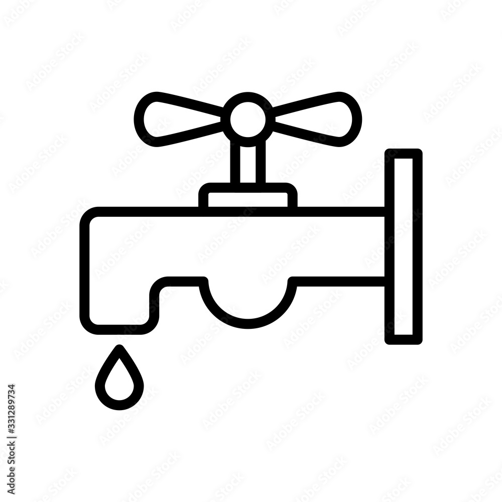 faucet icon vector template faucet icon vector template