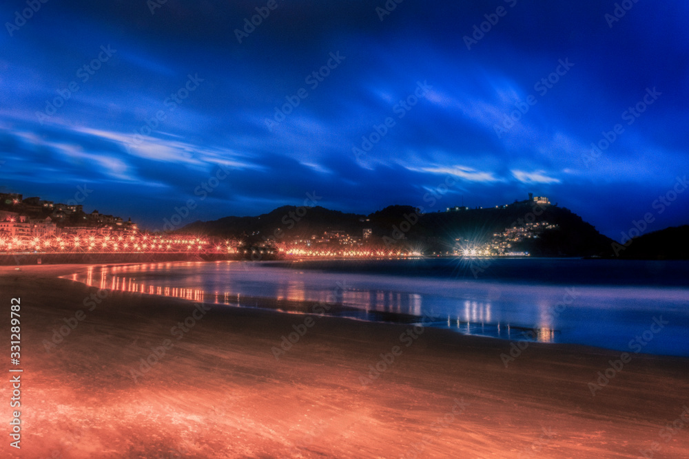 Playa de La Concha, San Sebastián, Guipúzcoa